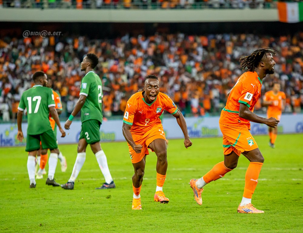Côte d'Ivoire / 10ᵉ journée des éliminatoires du Mondial 2026 : Les Éléphants s’imposent 3-0 face au Kenya et arrachent leur qualification